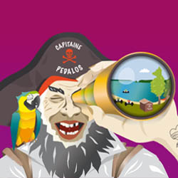 logo capitaine pédalo moutchic loisirs
